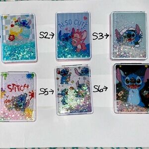 Stitch Glitter Compact Mirrors